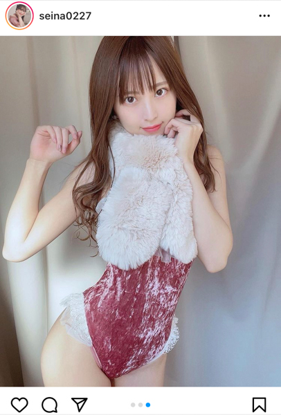 竹内星菜、尻尾が可愛い! 色白美ボディにうっとり釘付け!