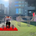 『SASUKE』名物「そり立つ壁」と「クリフハンガー」が赤坂サカスに登場