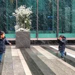 平愛梨、雪に大はしゃぎぎな息子たちの姿で新年挨拶