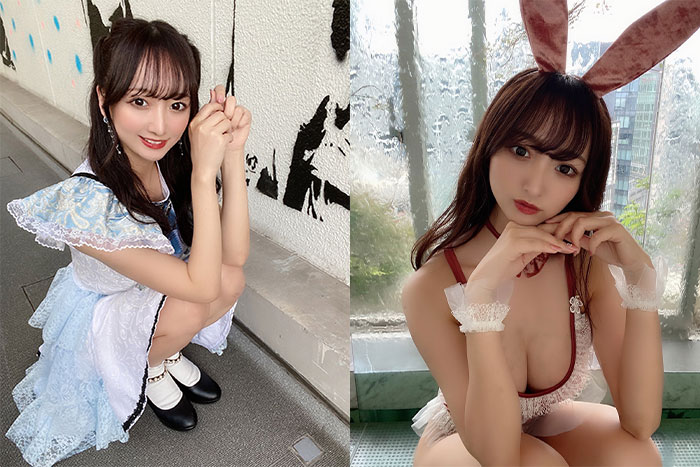 elsy・愛森ちえ、アイドルとバニーガールで比較する「これがこう」が最高すぎる！「魅力が詰まってますね」