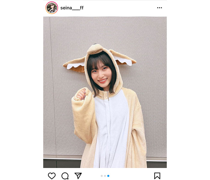 AKB48 福岡聖菜、フェネックの着ぐるみパジャマコーデが可愛すぎる！！