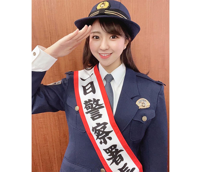 ミスユニバーシティ2019日本大会グランプリ・長澤佳凜さんが滋賀県警長浜署で1日警察署長に!「たくさんの地域の方々と関わることができて光栄です」