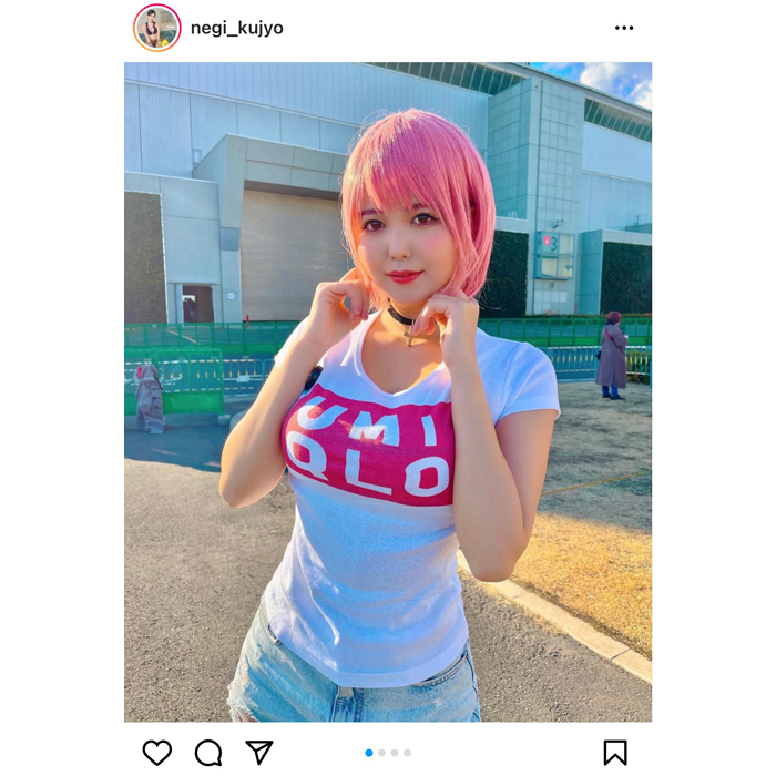 九条ねぎ、GIGANTパピコのコスプレに「めちゃくちゃ可愛い」「スゲー好き」と反響。