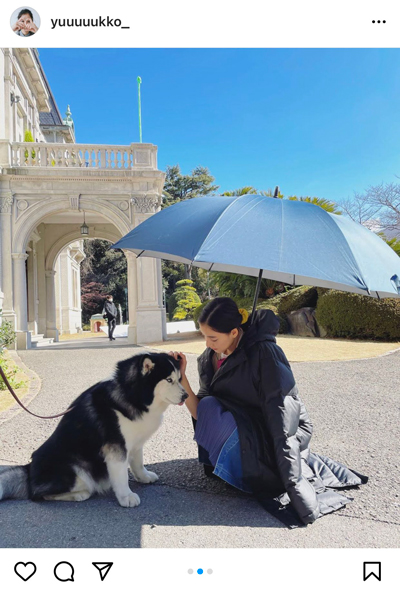 新木優子、ハスキー犬との２ショットにほっこり「すごく可愛い」「ワンダフル」と反響！