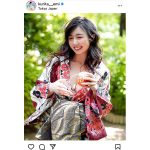 くりえみ、着物から美谷間チラ見せなセクシーショットで「あけおめ」