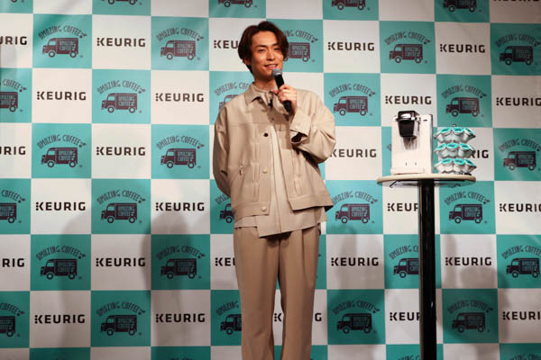 EXILE TETSUYA、AMAZING COFFEE×KEURIG新商品に自信