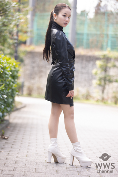 【2021ベストオブミス東京代表】西森由美子さんがクールなブラックコーデで肩出し＆美脚アピール！ 「コロナ禍は大きなチャンスと変化をくれたきっかけ。」