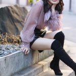【2021ミスユニバーシティグランプリ】関西大学・吉田三莉さんが美脚際立つクールなファッションで登場！ 「一つ大人の階段を登って、大人の女性に近づくことができた。2022年は防災の啓発活動をしたい。」