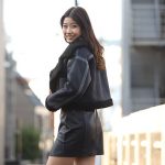 ＜2021ミスユニバーシティ東京代表＞箱崎唯華さんがクールなミニスカ・ブラックコーデで登場！ 「お客さんの前でダンスが踊れることへの感謝が大事」