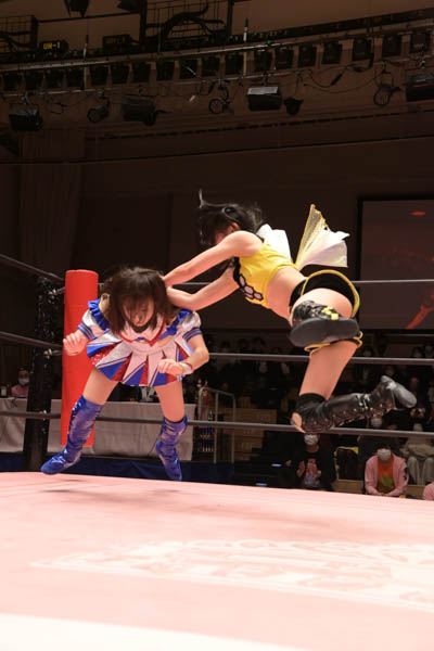 SKE48・荒井優希、先輩・鈴芽とのシングルマッチで勝利！因縁の伊藤麻希と遂に3・19対戦
