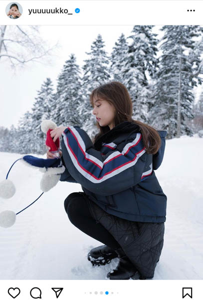 新木優子、雪原に映える透明肌ショットに歓喜の声！「雪の中の天使だ」