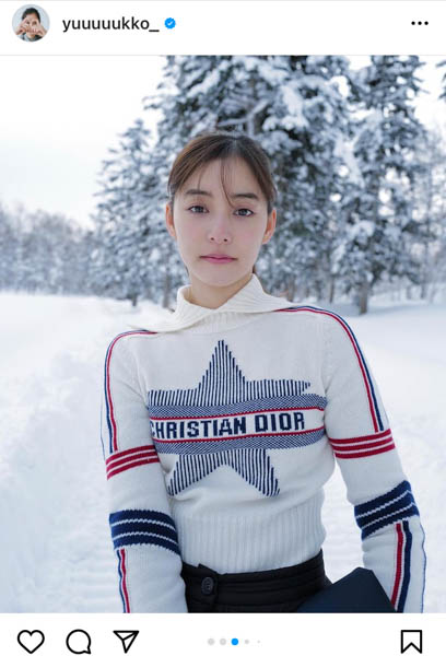 新木優子、雪原に映える透明肌ショットに歓喜の声！「雪の中の天使だ」