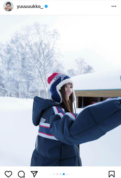 新木優子、雪原に映える透明肌ショットに歓喜の声！「雪の中の天使だ」