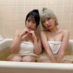 霜月めあ、真島なおみとお風呂で太もも大胆披露！「これがお風呂の絶対領域」