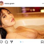橋本萌花、濡れ肌で魅せる入浴ショットで誘惑視線