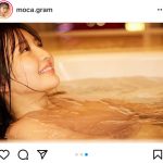 橋本萌花、濡れ肌で魅せる入浴ショットで誘惑視線