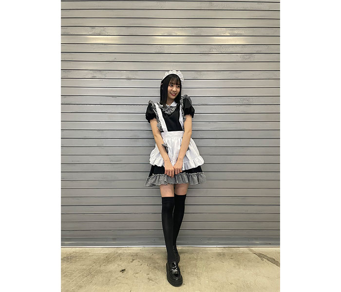 SKE48・石黒友月、美脚メイドコスプレで『絶対領域』披露「好きですか？？」