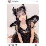 OS☆K・南みゆか、悪魔コスプレで美谷間チラ見せ！「悪魔的な破壊力だね」
