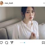 万理華、透けシャツ越しのふんわり美乳に釘付け