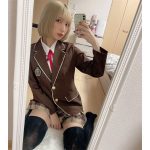 「とくべつだよ？」霜月めあ、制服スカートめくって内緒のパンチラが『えちえち』すぎる！
