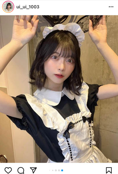 「わんふぁす！」佐野初花、美脚に釘付けなうさ耳メイドコス披露！