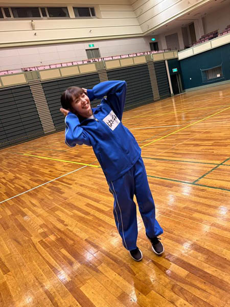 SKE48・高畑結希、ジャージ衣装で見せる躍動感「ボールから逃げるのにもぅ必死よ」