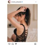 NMB48・梅山恋和、大人ランジェリーで振り向いた鋭い眼差しにドキドキ「大人ココナですね」