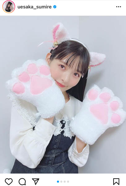 上坂すみれ、可愛すぎる猫コスプレで癒しをお届け！