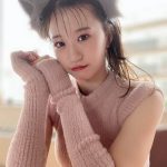 NMB48・上西怜、猫耳ニットコーデでドキドキのツヤ肌オフショットにファン歓喜