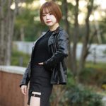【写真特集】新唯(あらたゆい)、ブラックコーデで美脚アピール！オートサロン会場で一番と噂の美女がSUPERGT500レースクイーンに決定。