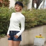 八頭身ドラマー・夏芽が美脚際立つカジュアルコーデで登場！ 「いつもとは違う煌びやかな雰囲気を出せたらいいな」