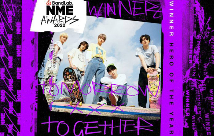 TOMORROW X TOGETHER、英「BandLab NME Awards 2022」で「ヒーロー・オブ・ザ・イヤー」受賞