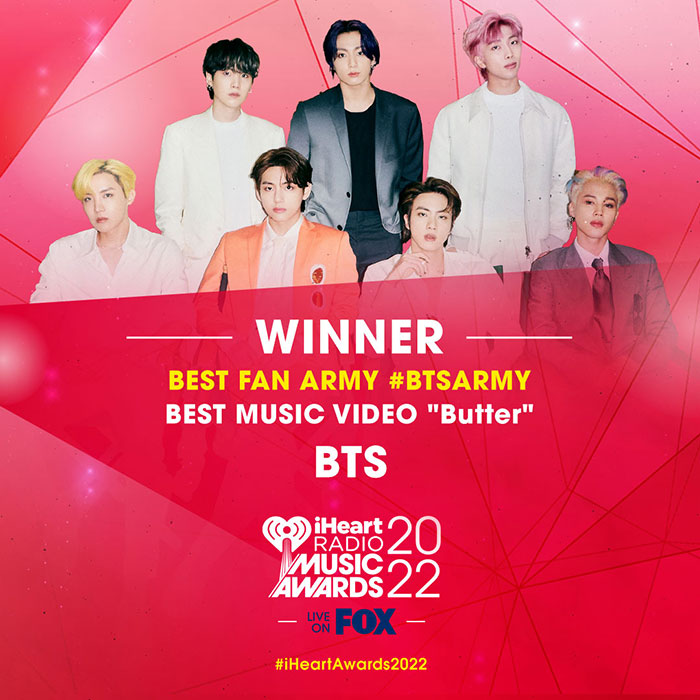 BTS、米「iHeartRadio Music Awards」で2冠