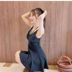 レースクイーン・朝倉咲彩、『さやの日』に黒ワンピースコーデを披露