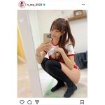 花咲れあ、可愛い系体操服とセクシーランジェリーのギャップがたまらない！「えちえち過ぎる」