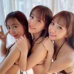 SKE48・熊崎晴香、ガウン姿で透明肌披露！栄6期生の3ショットも！