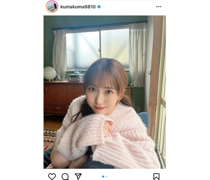 SKE48・熊崎晴香、ホワイトデーに萌え袖ツインテールをお届け「これからも好きでいさせてください」