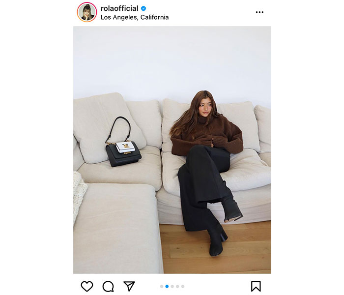 ローラ、お気に入りカラーで私服を披露！センスが光るリアルクローズに「いい女！」と歓喜の声