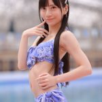 七沢みあ、爽やかビキニ姿でプールに登場！会場から熱視線！！＜SUMMERLAND IDOL CARNIVAL＞