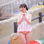 七沢みあ、爽やかビキニ姿でプールに登場！会場から熱視線！！＜SUMMERLAND IDOL CARNIVAL＞