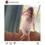 鈴原りこ、シャツから透けたボディラインが美しすぎる！