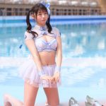 煌めき☆アンフォレント・達家真姫宝、爽やかチャイナ風水着に熱視線！＜SUMMERLAND IDOL CARNIVAL＞