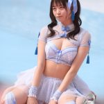 煌めき☆アンフォレント・達家真姫宝、爽やかチャイナ風水着に熱視線！＜SUMMERLAND IDOL CARNIVAL＞