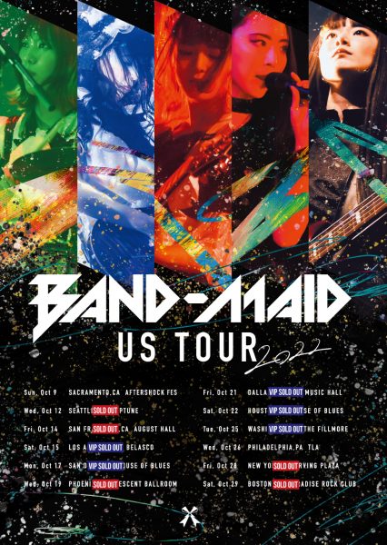BAND-MAIDの全米ツアーが即日Sold out続出！