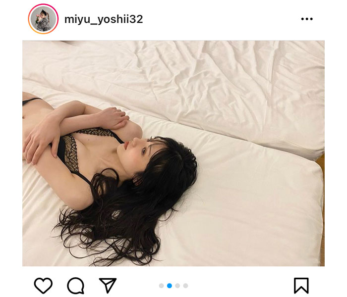 ニジマス・吉井美優、息を飲む健康美！ランジェリーオフショット公開