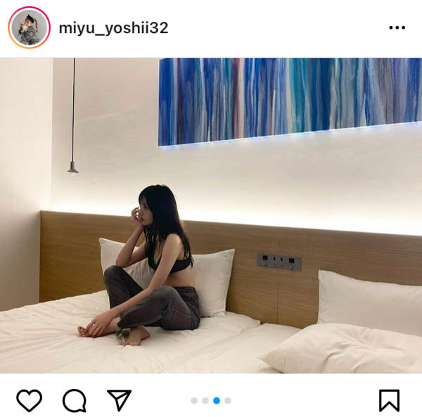 ニジマス・吉井美優、息を飲む健康美！ランジェリーオフショット公開