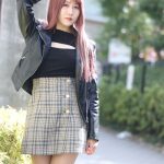 ミス日本のゆかた2021 ・ソラ豆琴美、春らしいチェックのミニスカコーデでクールな表情で登場！ 「今年は年齢の節目でもあるので、中身の成長を意識したい」