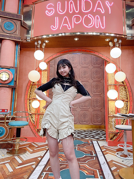 現役大学生 小浜桃奈、TBS『サンデー・ジャポン』に4度目の登場