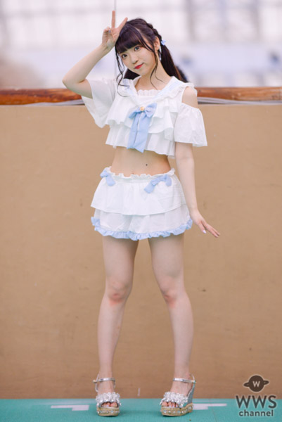 【写真特集 5枚】RUN WiTH YOU・橋本れな、リボン付き制服水着で可愛さ全開！＜SUMMERLAND IDOL CARNIVAL＞