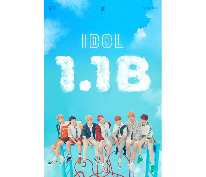 BTS 、「IDOL」MVが11億再生突破